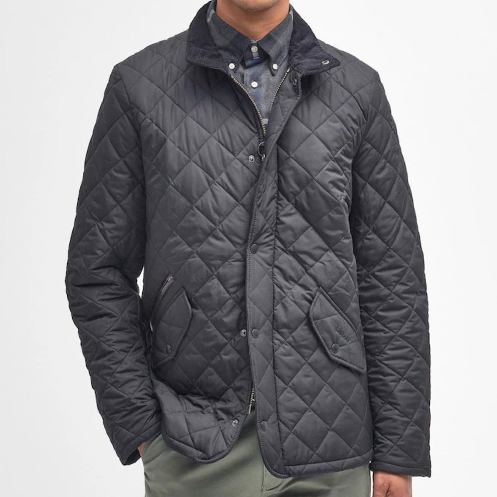 Barbour Chelsea Men's Quilted Jacket - Black